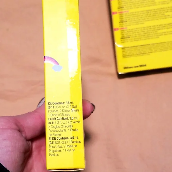 NWT MUAH What's Trending Nail Art Kit by Kiss RAINBOW UNICORN Set! - Picture 7 of 16